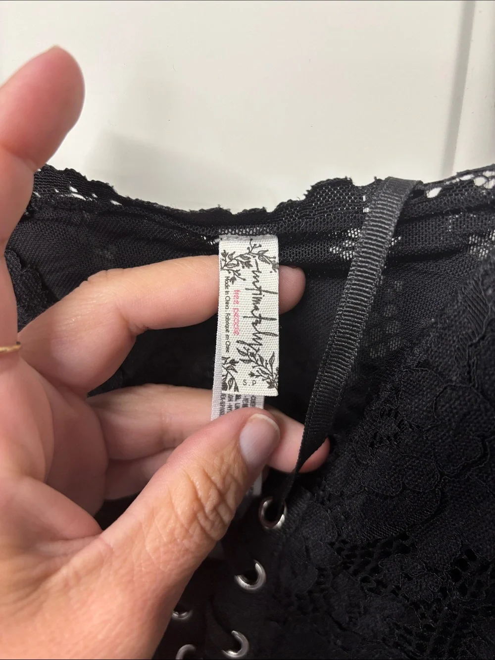 Free people bodysuit lace